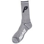Thumbnail P TIP SOCK GREY MARL one color