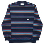 Thumbnail POCKET STRIPE CREW NAVY / RED one color