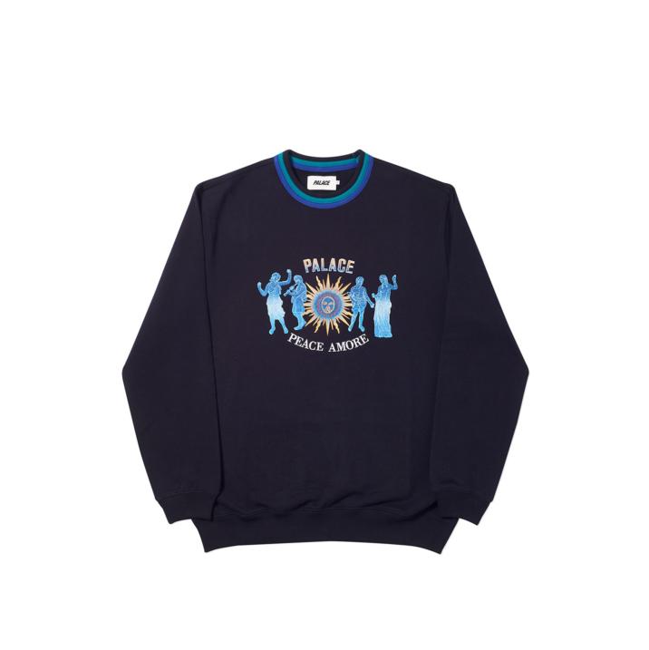 Thumbnail TRIPPER RIB CREW BLACK one color