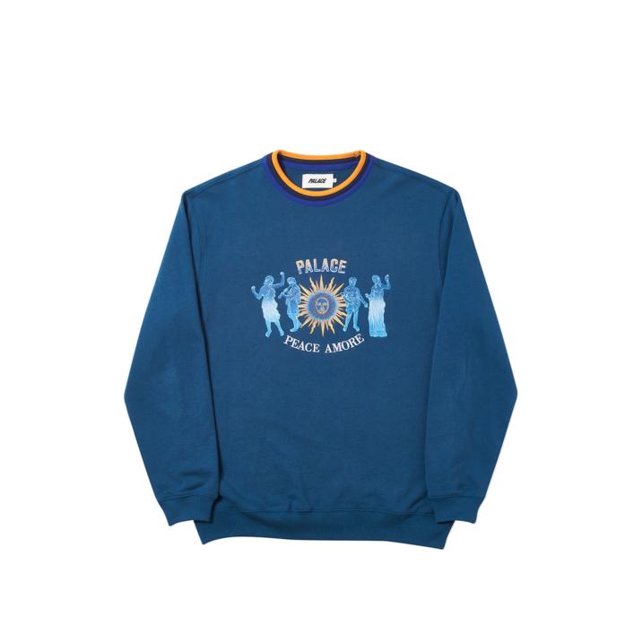Thumbnail TRIPPER RIB CREW BLUE one color