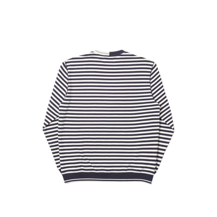Thumbnail ZIG ZAG CREW BLACK / WHITE STRIPES one color
