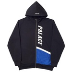 Thumbnail FLAGGO ZIP HOOD BLACK / WHITE / BLUE one color