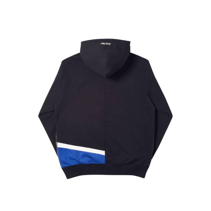 Thumbnail FLAGGO ZIP HOOD BLACK / WHITE / BLUE one color