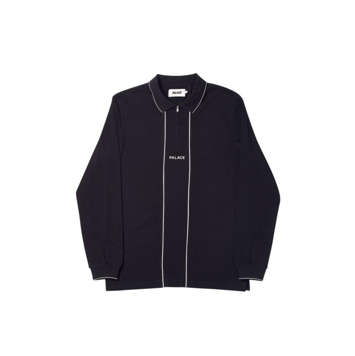 Thumbnail LINER LONGSLEEVE POLO BLACK one color