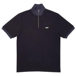 Thumbnail ZIPPED POLO BLACK one color