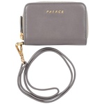 Thumbnail LEATHER ZIP WALLET GREY one color