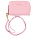 Thumbnail LEATHER ZIP WALLET PINK one color