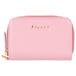 Thumbnail LEATHER ZIP WALLET PINK one color