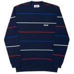 Thumbnail WAFFLER STRIPE CREW NAVY one color
