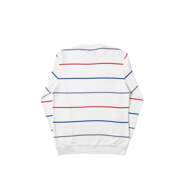 Thumbnail WAFFLER STRIPE CREW WHITE one color