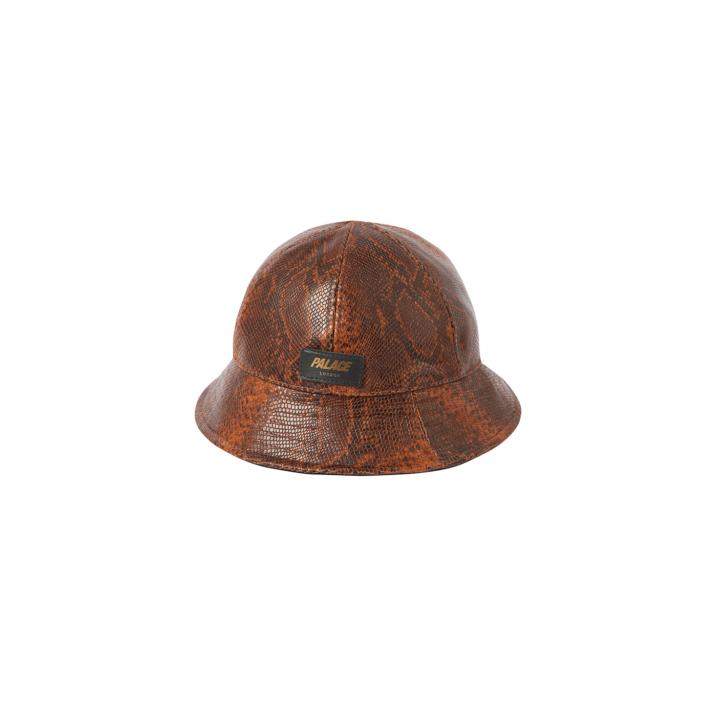 LEATHER BUCKET BROWN one color
