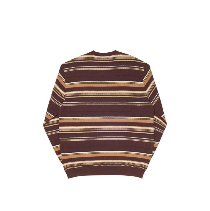 Thumbnail TRIM RIB CREW BROWN one color