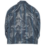 Thumbnail LEATHER JACKET BLUE one color