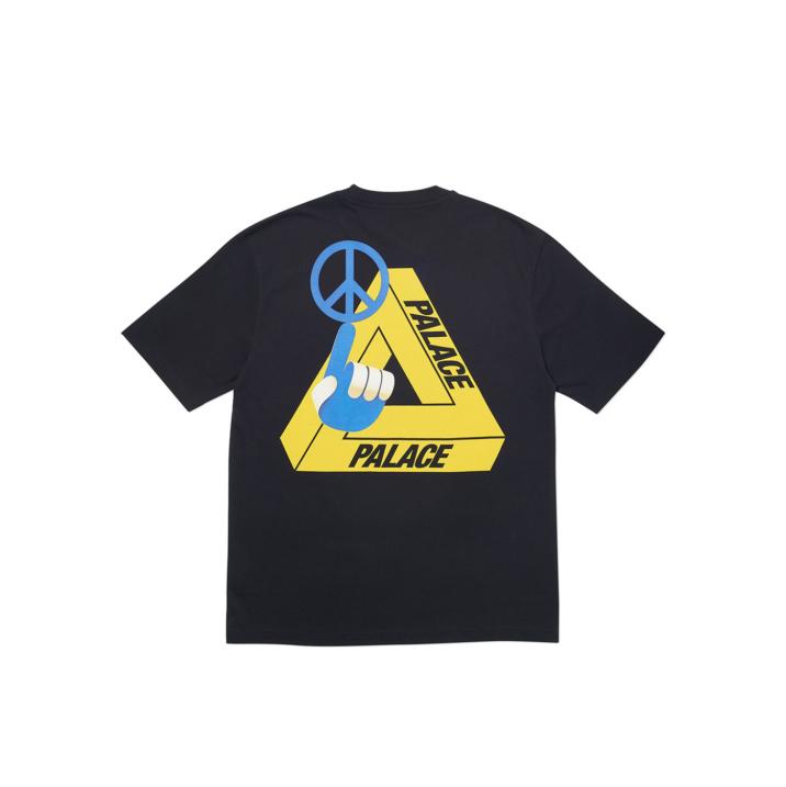 TRI-SMILER T-SHIRT BLACK one color