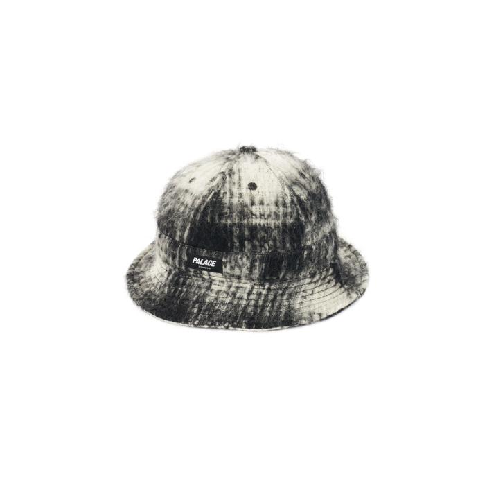 BLESS UP WOOL BUCKET HAT BLACK / WHITE one color