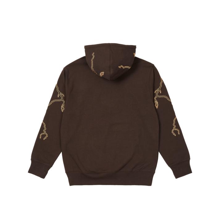 Thumbnail LIGHTNING SPEED HOOD BROWN one color