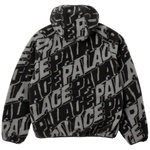 Thumbnail JACQUARD FLEECE HOODED JACKET BLACK one color