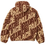 Thumbnail JACQUARD FLEECE HOODED JACKET TAN / BROWN one color