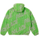 Thumbnail JACQUARD FLEECE HOODED JACKET GREY / GREEN one color