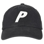 Thumbnail WASHED TWILL P 6-PANEL BLACK one color
