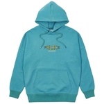 Thumbnail SPACED LOGO DROP SHOULDER HOOD TEAL one color