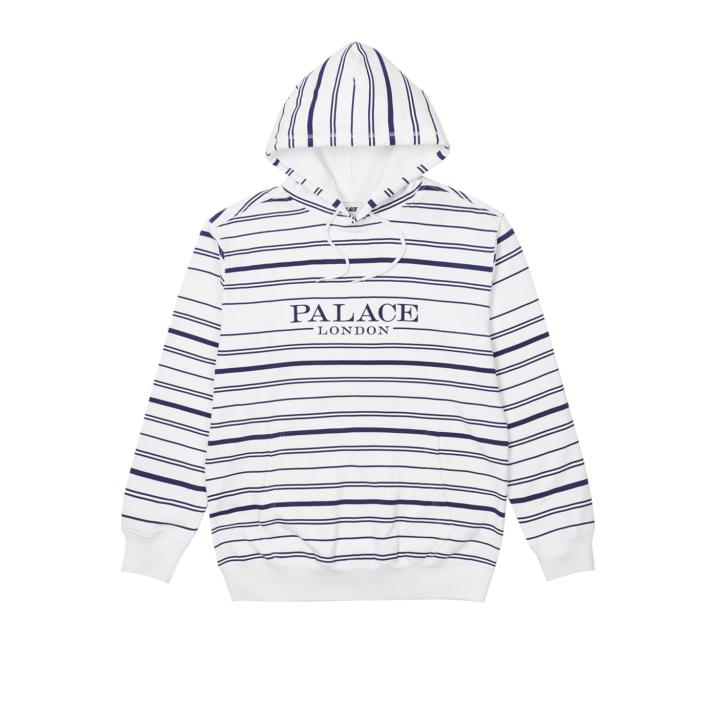 Thumbnail PRINTED STRIPE HOOD WHITE one color
