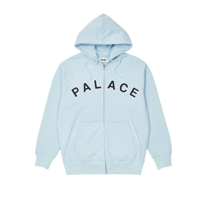Thumbnail FELT LETTERS ZIP HOOD BLUE one color