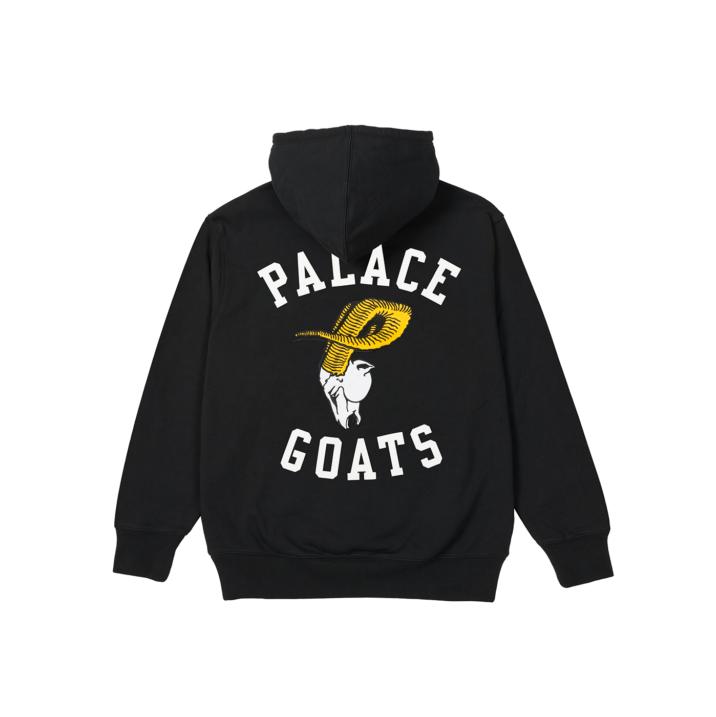 Thumbnail PALACE GOATS HOOD BLACK one color