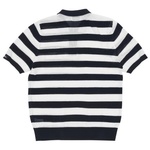 Thumbnail STRIPE MESH POLO NAVY / WHITE one color