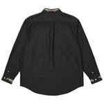 Thumbnail STRAWBERRY EMBROIDERY DENIM SHIRT BLACK one color