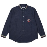 Thumbnail STRAWBERRY EMBROIDERY DENIM SHIRT INDIGO one color