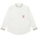 Thumbnail STRAWBERRY EMBROIDERY DENIM SHIRT WHITE one color