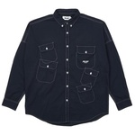 Thumbnail MULTI POCKET SHIRT NAVY one color