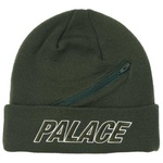 Thumbnail ZIP POCKET BEANIE GREEN one color