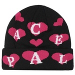 Thumbnail LOVE ME JACQUARD BEANIE BLACK one color