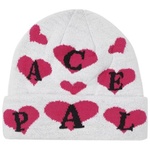 Thumbnail LOVE ME JACQUARD BEANIE WHITE one color