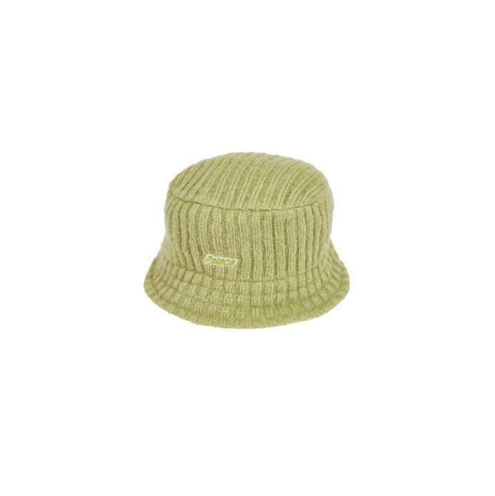 Thumbnail KNITTED BUCKET HAT GREEN one color