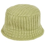 Thumbnail KNITTED BUCKET HAT GREEN one color