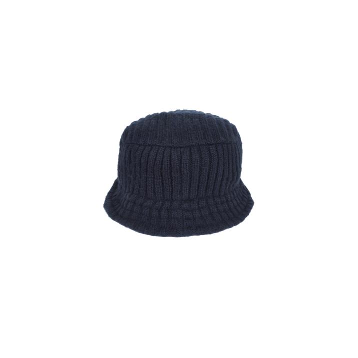 Thumbnail KNITTED BUCKET HAT NAVY one color