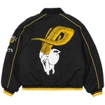 Thumbnail PALACE GOATS VARSITY JACKET BLACK one color