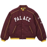 Thumbnail PALACE GOATS VARSITY JACKET BURGUNDY one color