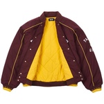 Thumbnail PALACE GOATS VARSITY JACKET BURGUNDY one color