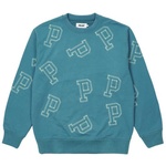 Thumbnail MULTI P FLATLOCK CREW TEAL one color