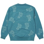 Thumbnail MULTI P FLATLOCK CREW TEAL one color