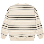 Thumbnail STRIPE DROP SHOULDER CREW STONE one color