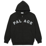 Thumbnail FELT LETTERS ZIP HOOD BLACK one color