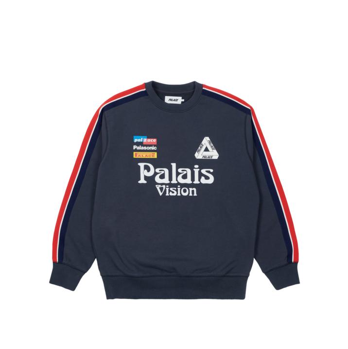 Thumbnail FLAG STRIPE CREW NAVY one color