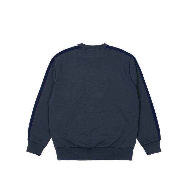 Flag Stripe Crew Navy - Spring 2022 - Palace Community