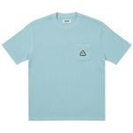 Thumbnail WAFFLE OVERLOCK T-SHIRT LIGHT BLUE one color