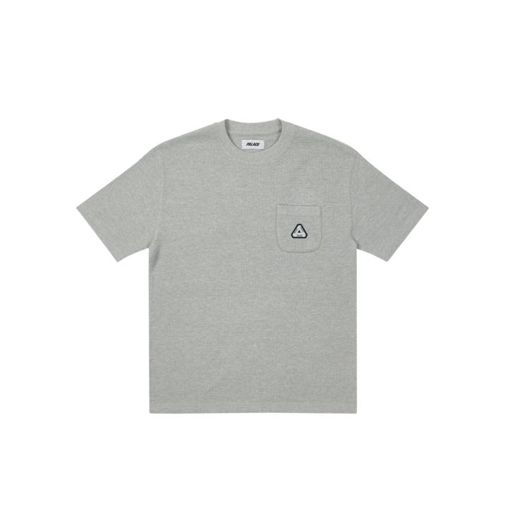 Thumbnail WAFFLE OVERLOCK T-SHIRT GREY MARL one color